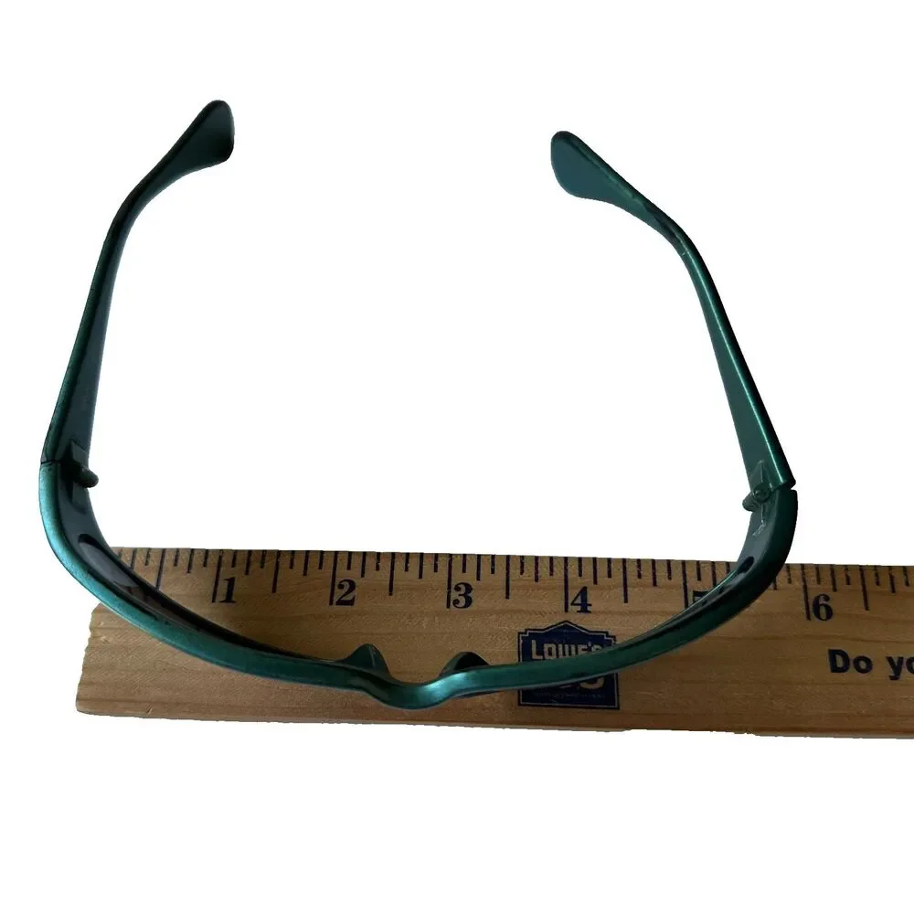 VTG  Vintage Stussy Seville Sunglasses Metallic Green Wrap Around Sport 90s Y2K